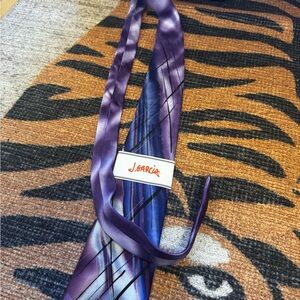 J. Garcia Vibrant Purple and Blue Tie